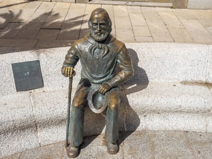 Monument, Giuseppe Garibaldi, Maddalena, Isola La Maddalena, Sardinia, Italy, Europe
