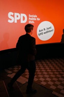SPD Secretary General Kevin Kuehnert at the presentation of the European election campaign. Berlin,