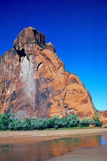 Canyon de Chelly National Monument, rock formation, area of the Navajo Nation in the north-east of
