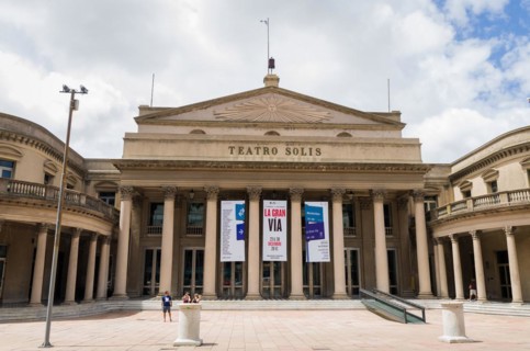 MONTEVIDEO, URUGUAY, Dezember 29, 2023: Solis Theater in Montevideo, one of the most beautiful