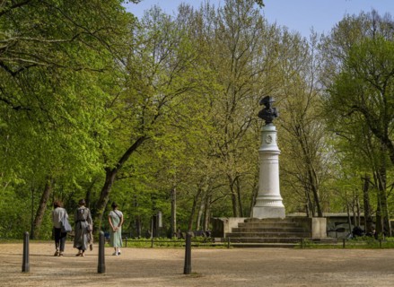 Frederick the Great, statue in Volkspark Friedrichshain, Berlin, Germany, Europe