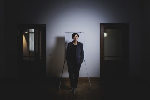 Bettina Stark-Watzinger (FDP), Federal Minister of Education and Research, poses for a photo in