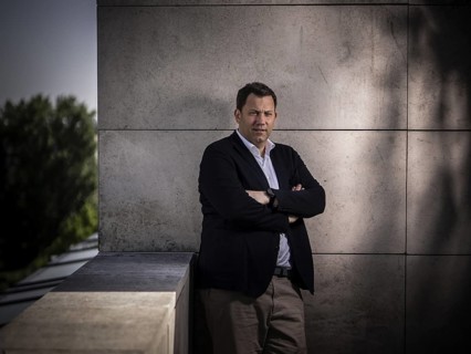 Berlin, 30.04.2024. SPD leader Lars Klingbeil on a terrace at the Willy Brandt House in Berlin