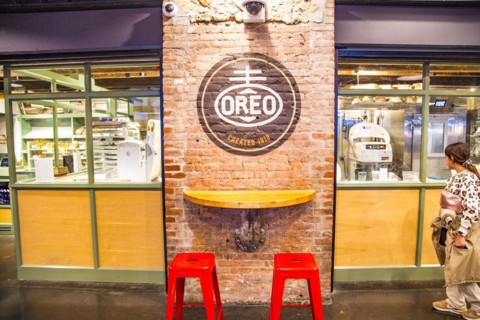 Chelsea Market, trendy food hall in the former Oreo chocolate factory, now owned by Google,