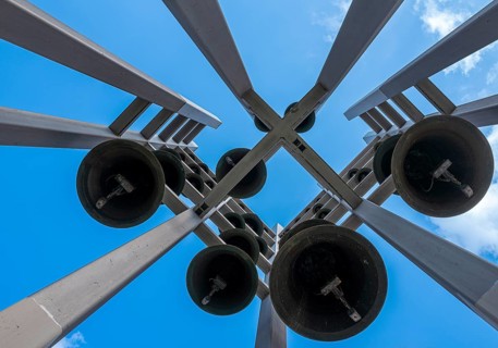 Potsdamer Goelockenspiel, bell g sharp-7th bid, Potsdam, Brandenburg, Germany, Europe