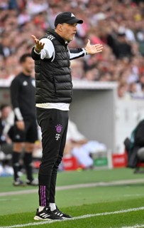 Coach Thomas Tuchel FC Bayern Muenchen FCB on the sidelines, gestures, gesture, MHPArena, MHP Arena