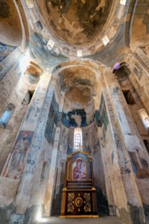 10th century Akdamar Armenian Church of the Holy Cross, Interior, Akdamar Island, Turkey, Asia