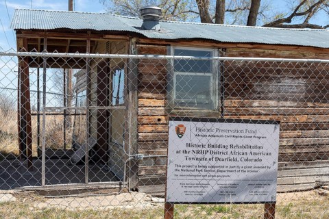 Dearfield, Colorado, The Dearfield Homestead historic town site. About 300 people lived and farmed