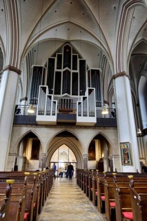 Main organ, Sankt-Petri-Kirche, parish church, start of construction 1310, Moenckebergstrasse,