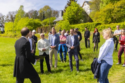 New Caspar David Friedrich Trail opened in Saxon Switzerland, Reinhardtsdorf-Schoena, Saxony,