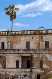 Ruins of an old villa, Bornos, Andalusia, Spain, Europe
