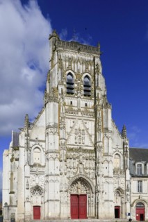 Abbey church Benedictine monastery Abbaye de Saint-Riquier, Somme department, Hauts-de-France