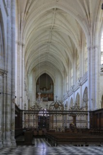 Abbey church Benedictine monastery Abbaye de Saint-Riquier, Somme department, Hauts-de-France