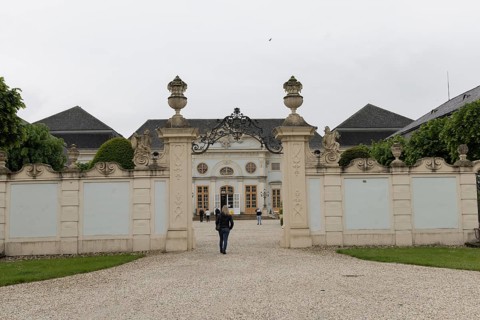 Halbturn Castle, Halbturn, castle park, avenue, Austria, Europe