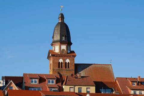 St. Mary's Church, Waren, Mueritz, Mecklenburg Lake District, Mecklenburg, Mecklenburg-Vorpommern,