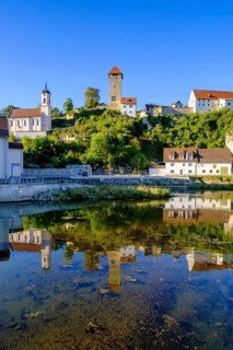 Rechtenstein Castle, Rechtenstein an der Donau, Swabian Alb, Upper Danube, Upper Swabia, Swabia,