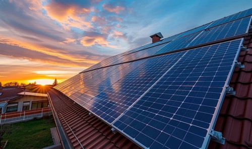 Solar panel installation demonstration AI generated