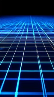 AI generated laser lines intertwining intersecting overlapping each other