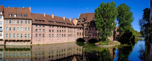 Heilig-Geist-Spital an der Pegnitz, Nuremberg, Middle Franconia, Franconia, Bavaria, Germany,