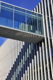 Kunsthalle Weishaupt, Ulm's New Centre at Hans-und-Sophie-Scholl-Platz, Ulm, Baden-Wuerttemberg,