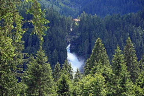 Krimml Waterfalls, Krimml Achental Valley, Hohe Tauern National Park, Krimml, Pinzgau, Austria,