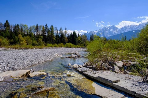 Tauglbachgries, adventure trail, Tauglbach, Bad Vigaun, Tennengau, Salzburg province, Austria,