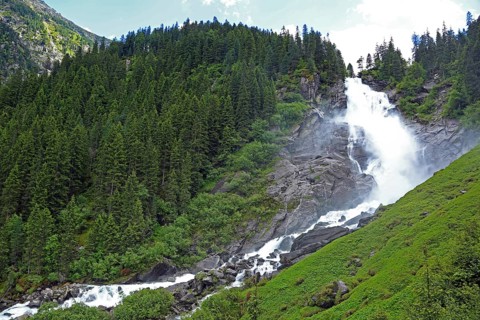 Krimml Waterfalls, Krimml Achental Valley, Hohe Tauern National Park, Krimml, Pinzgau, Austria,