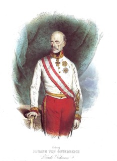 Archduke Johann Baptist Josef Fabian Sebastian of Austria (born 20 January 1782 in Florence, died