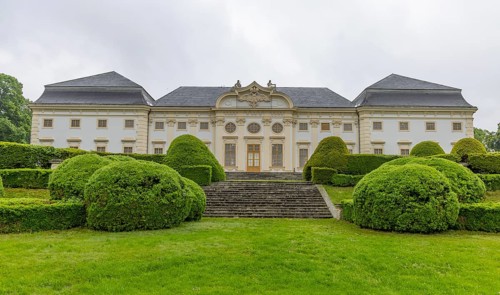 Halbturn Castle, Halbturn, castle park, avenue, Austria, Europe
