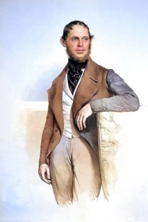 Albert Klein von Wisenberg (1807-1877), Austrian entrepreneur, Historical, digitally restored
