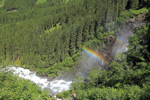 Krimml Waterfalls, Krimml Achental Valley, Hohe Tauern National Park, Krimml, Pinzgau, Austria,