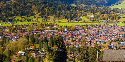 Autumn in Oberstdorf, Allgaeu, Bavaria, Germany, Europe