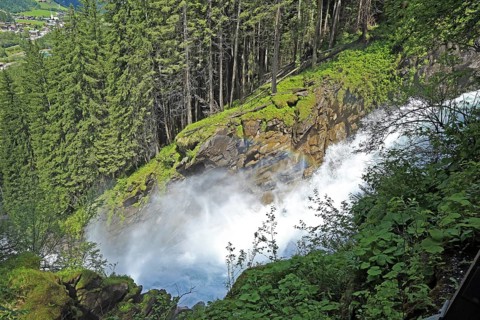 Krimml Waterfalls, Krimml Achental Valley, Hohe Tauern National Park, Krimml, Pinzgau, Austria,