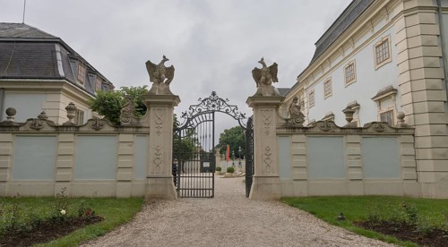 Halbturn Castle, Halbturn, castle park, avenue, Austria, Europe
