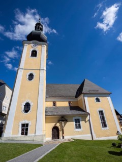 Roman Catholic parish church, dedicated to St James the Elder, St. Jakob im Walde, Styria, Austria,