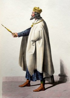 Andrew II (1177-1235), King of Hungary, Historical, digitally restored reproduction from a 19th