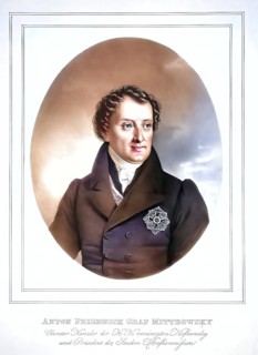 Anton Friedrich Graf Mittrowsky von Mittrowitz und Nemischl (born 20 May 1770 in Bruenn, died 1