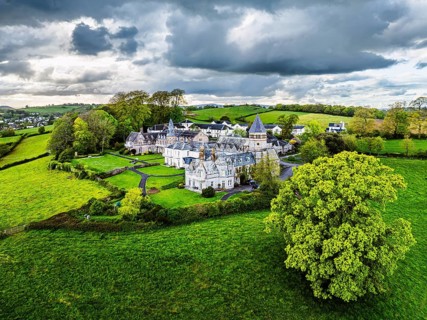The Priory from a drone, Abbotskerswell Priory, Retirement Village, Abbotskerswell, Newton AbbotThe