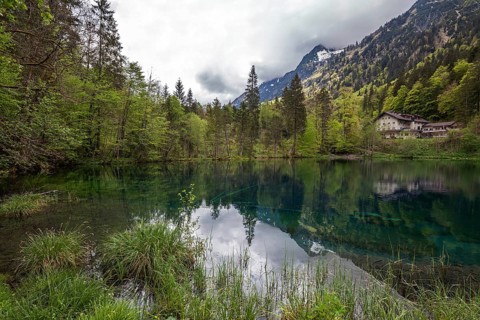 Christlessee, near Gottenried, Trettachtal, Oberstdorf, Oberallgaeu, Allgaeu, Bavaria, Germany,