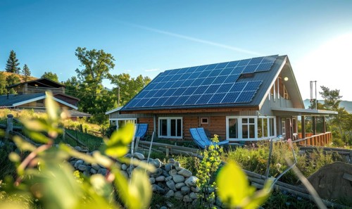 Solar panel installation demonstration AI generated