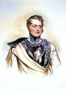 Alfons Markgraf Pallavicini (1807-1875), Austrian officer, Historical, digitally restored