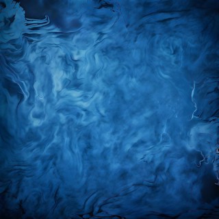 Marble textured blue chalkboard as illustration background, AI generated