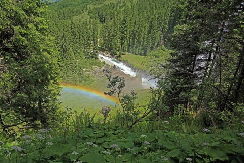 Krimml Waterfalls, Krimml Achental Valley, Hohe Tauern National Park, Krimml, Pinzgau, Austria,