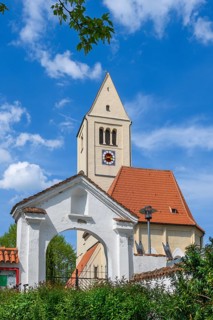 St Stephan's Cemetery Church, Irsee, Swabia, Bavaria, Germany, Europe