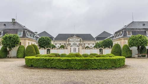 Halbturn Castle, Halbturn, castle park, avenue, Austria, Europe