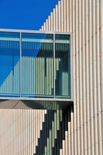 Kunsthalle Weishaupt, Ulm's New Centre at Hans-und-Sophie-Scholl-Platz, Ulm, Baden-Wuerttemberg,