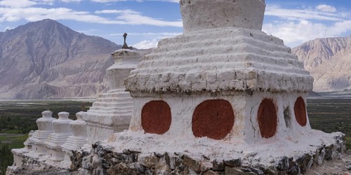 Tschoerten near Hunder, Nubra Valley, Ladakh, Jammu and Kashmir, Indian Himalayas, North India,