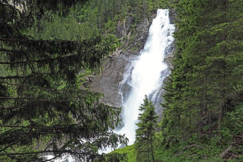 Krimml Waterfalls, Krimml Achental Valley, Hohe Tauern National Park, Krimml, Pinzgau, Austria,