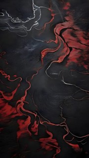 Marble textured red and dark grey chalkboard as illustration background, AI generated