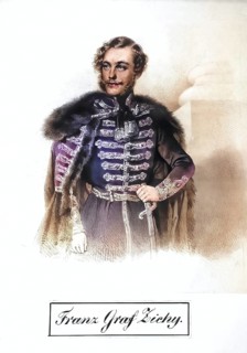 Franz von Zichy (1818-1900), Austrian-Hungarian Ambassador, Historical, digitally restored